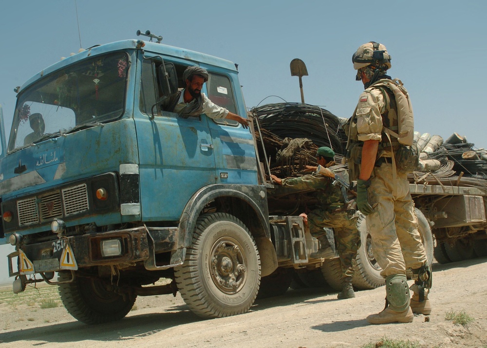Searching for weapons