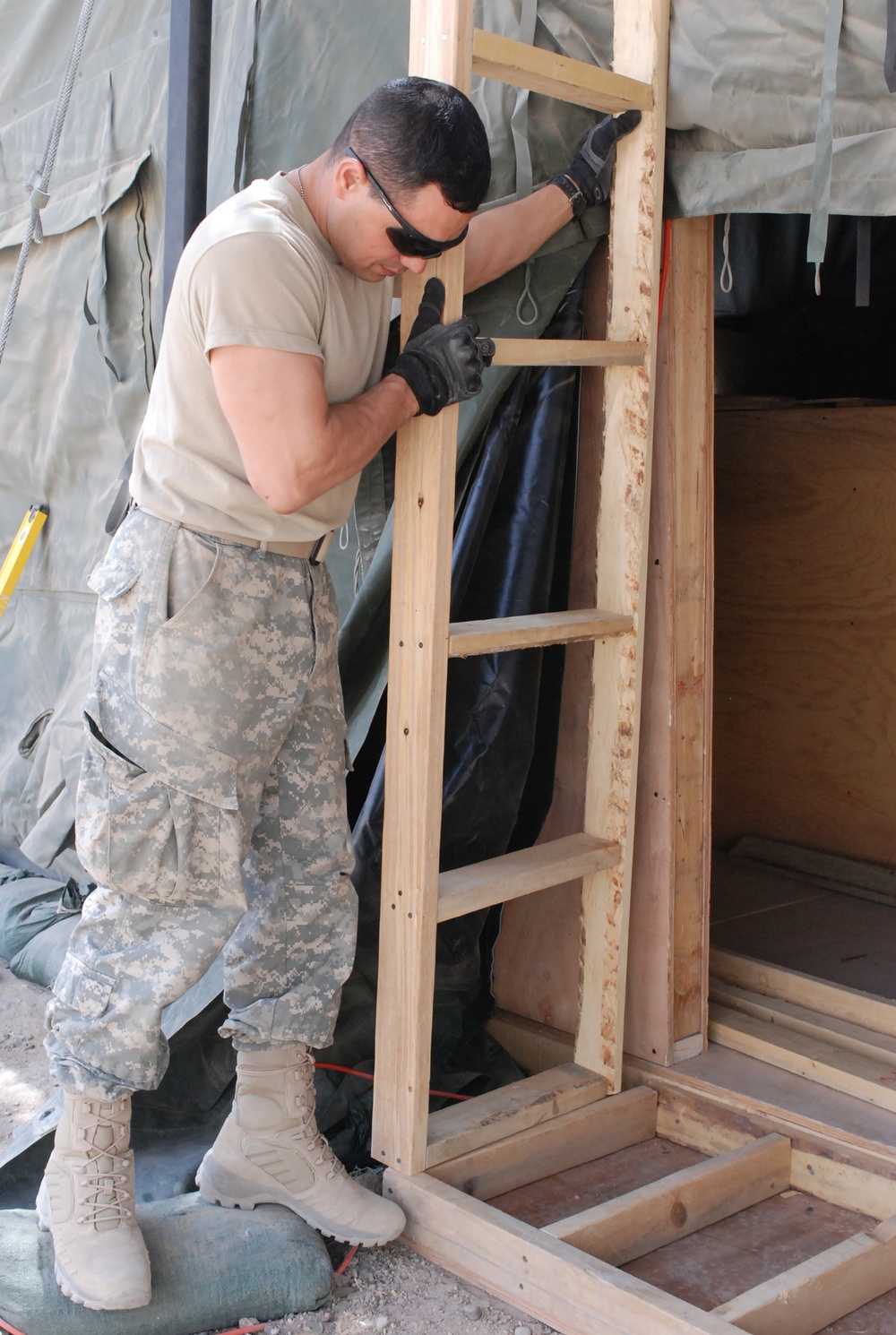 Infantryman Builds for Soldiers, Security, Morale