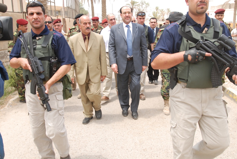 Nouri al-Maliki at the Diyala Operations Center