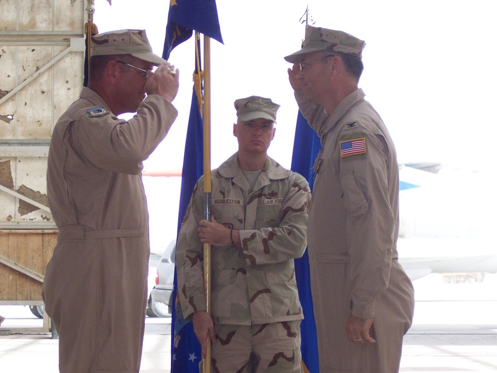 451st Air Expeditionary Group change-of-command
