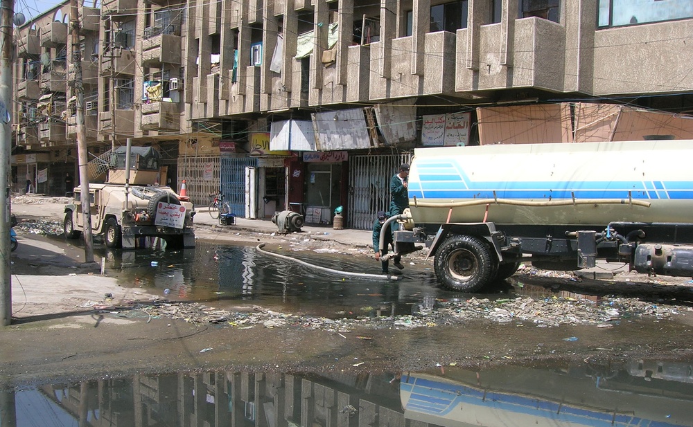 Sewage Removal Project Underway in Adhamiyah