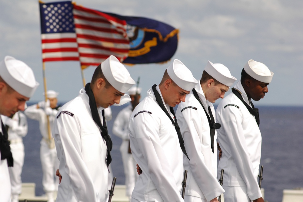 WWII vet receives sea burial