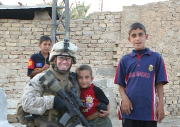 Marines, Iraqi Police Patrol Ramadi