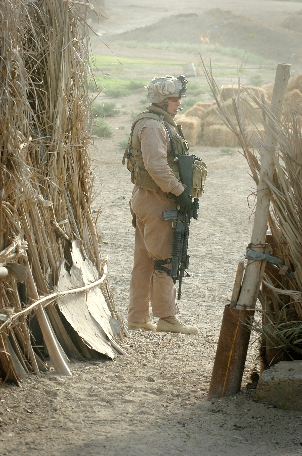 Marines Patrol Al Fayil, Meet Sheik