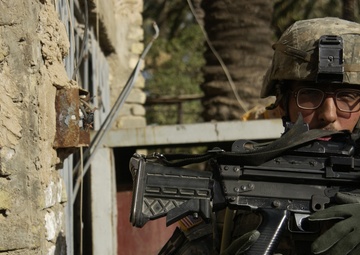 Soldiers on Patrol in Baqubah
