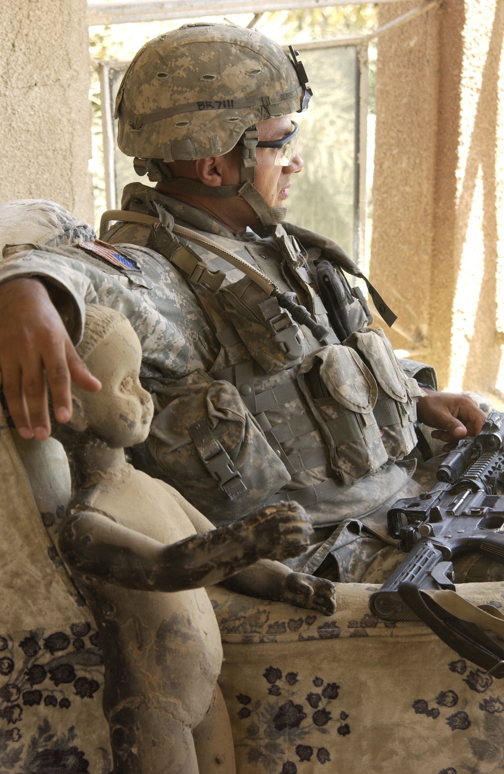 Soldiers on Patrol in Baqubah
