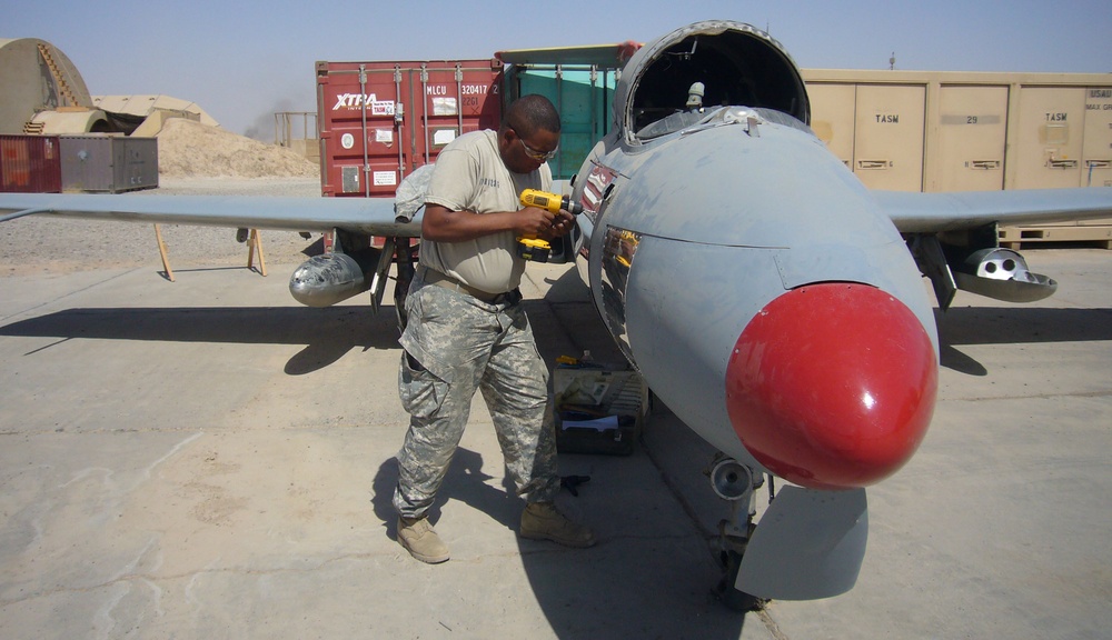 Innovative Soldiers revamp lethal Iraqi war jet