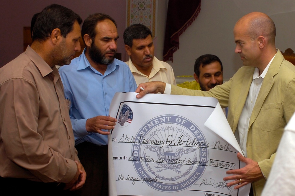 Bayji fertilizer plant receives $6.6 million
