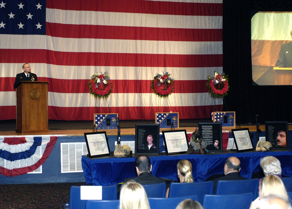 Memorial Service for Navy SEALS