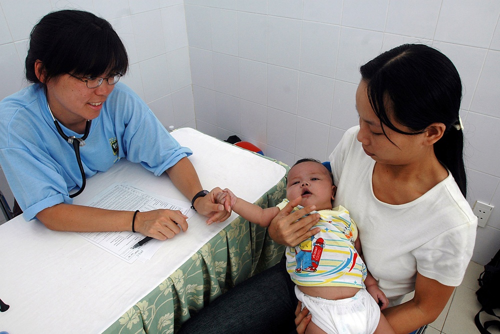 Medical civil-action project in Vietnam