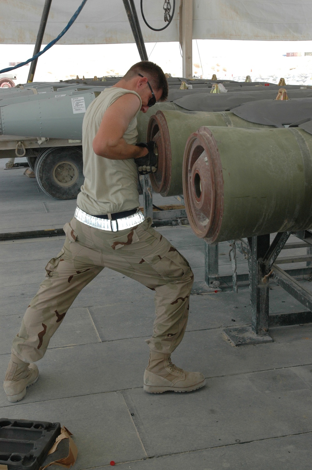 Bringing the Heat: Expeditionary Airmen Build Bombs for the 379th