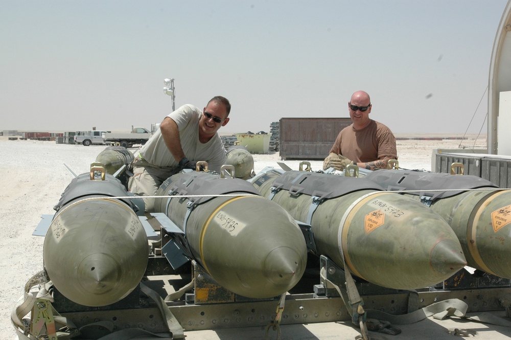 Bringing the Heat: Expeditionary Airmen Build Bombs for the 379th