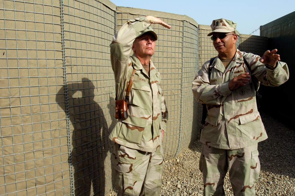 Navy and Coast Guard Leaders in Iraq