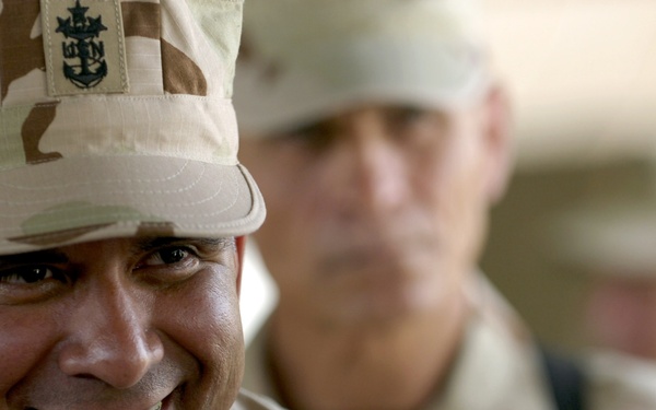 Navy and Coast Guard Leaders in Iraq