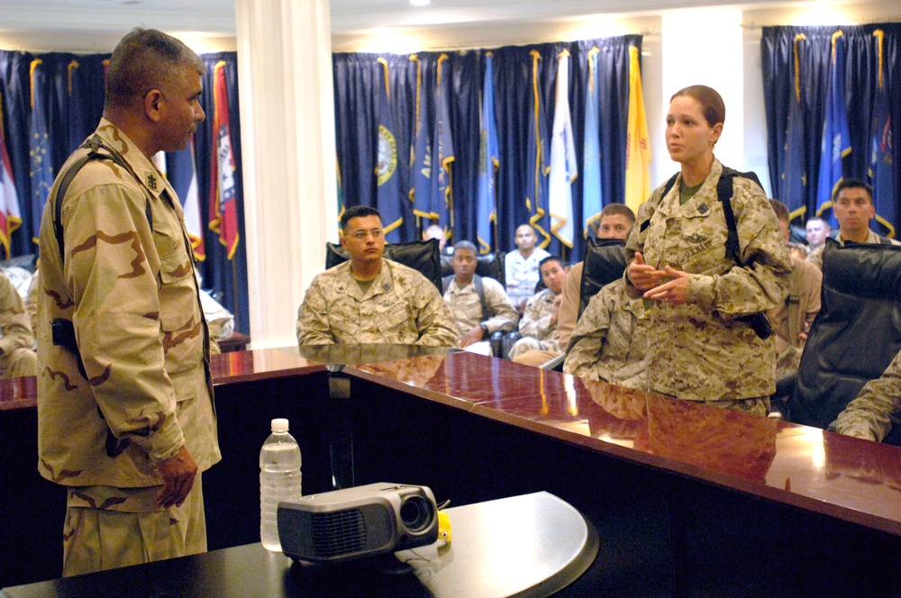 Navy and Coast Guard Leaders in Iraq