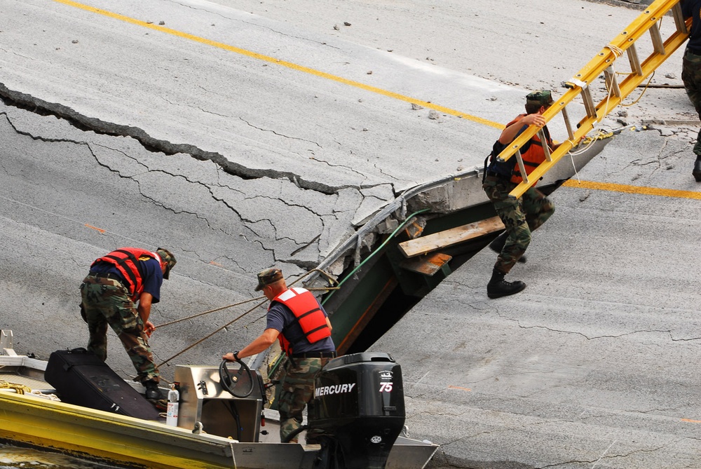 Navy at I-35 Bridge Collapse