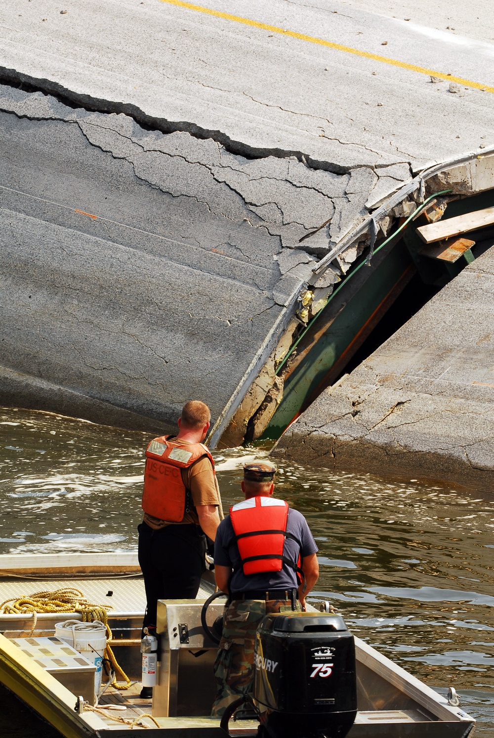Navy at I-35 Bridge Collapse