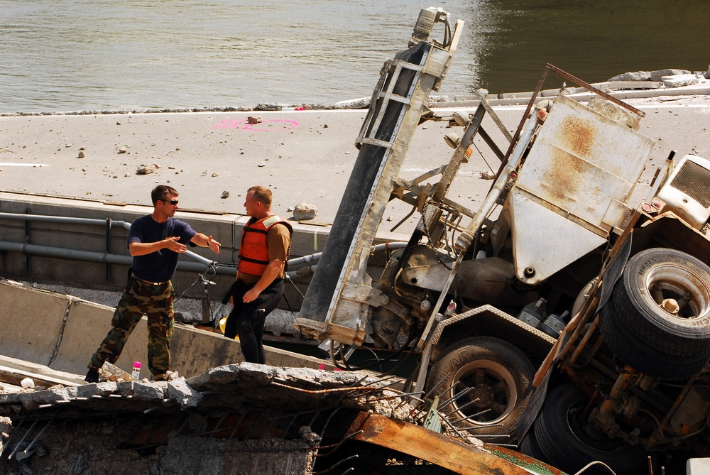 Navy at I-35 Bridge Collapse