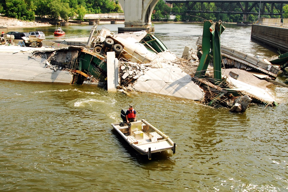 Navy at I-35 Bridge Collapse