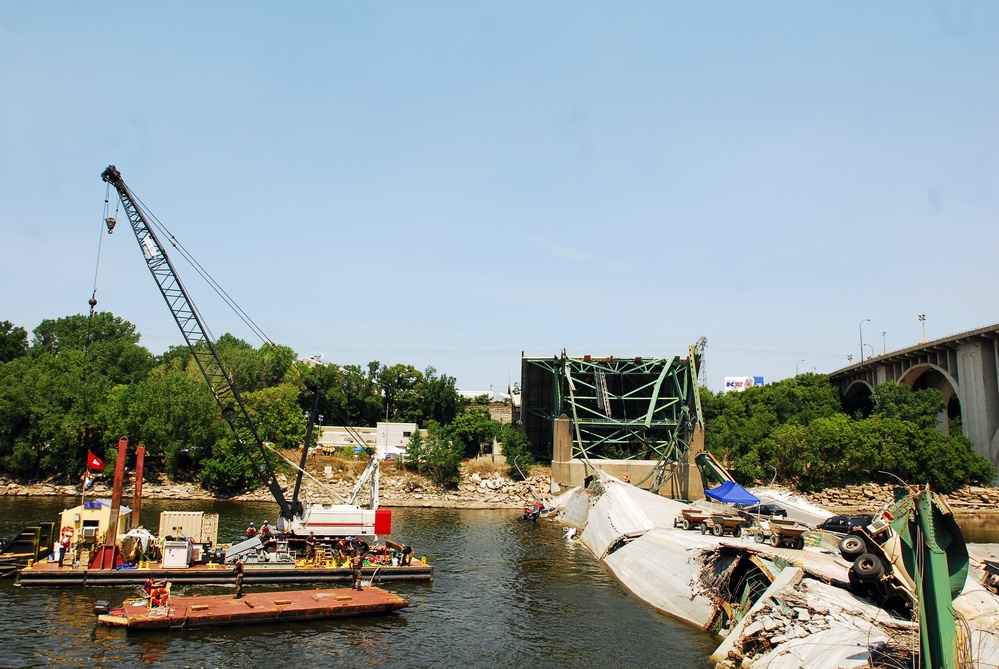Navy at I-35 Bridge Collapse