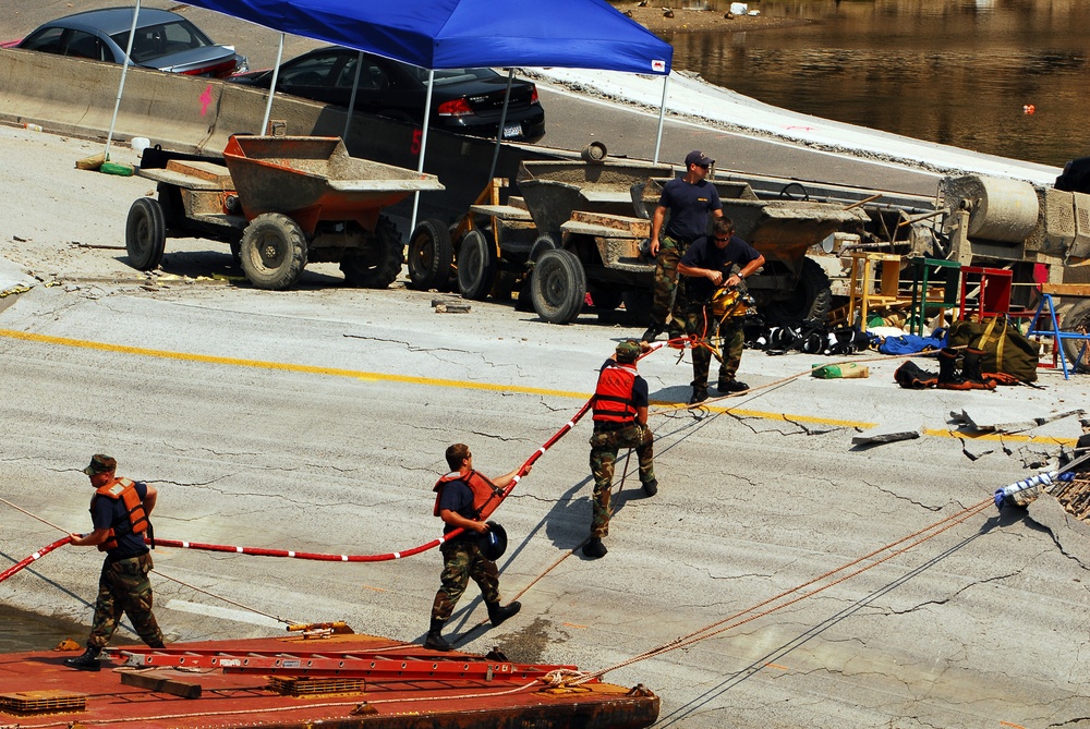 Navy at I-35 Bridge Collapse
