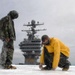 USS Abraham Lincoln conducts dry-dock planning