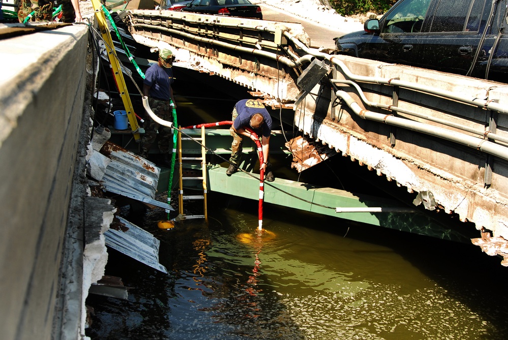 I-35 Bridge Cleanup