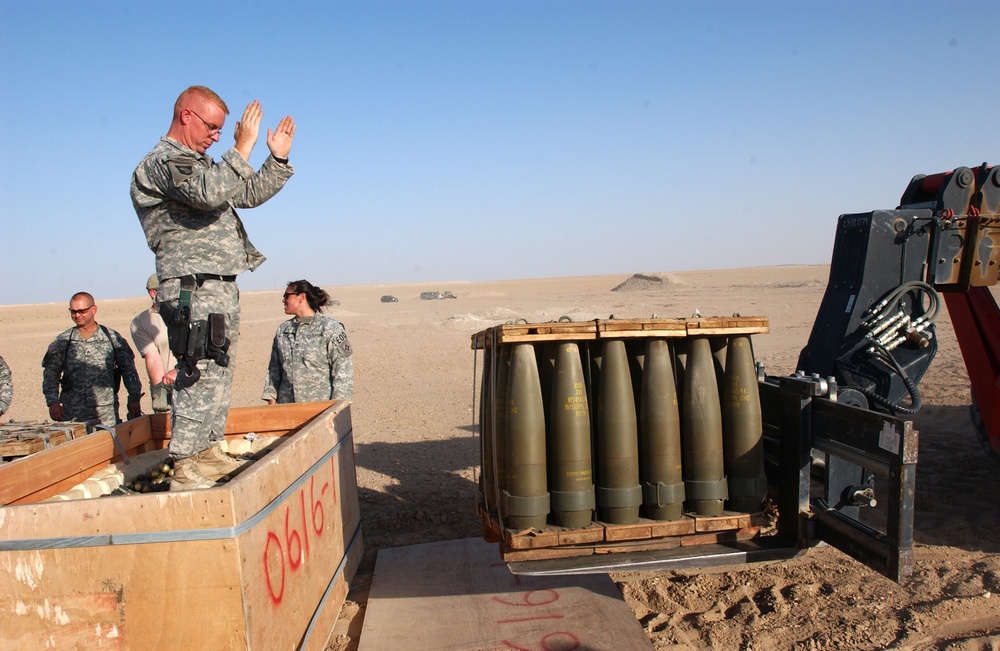 221st EOD Disposes UXO