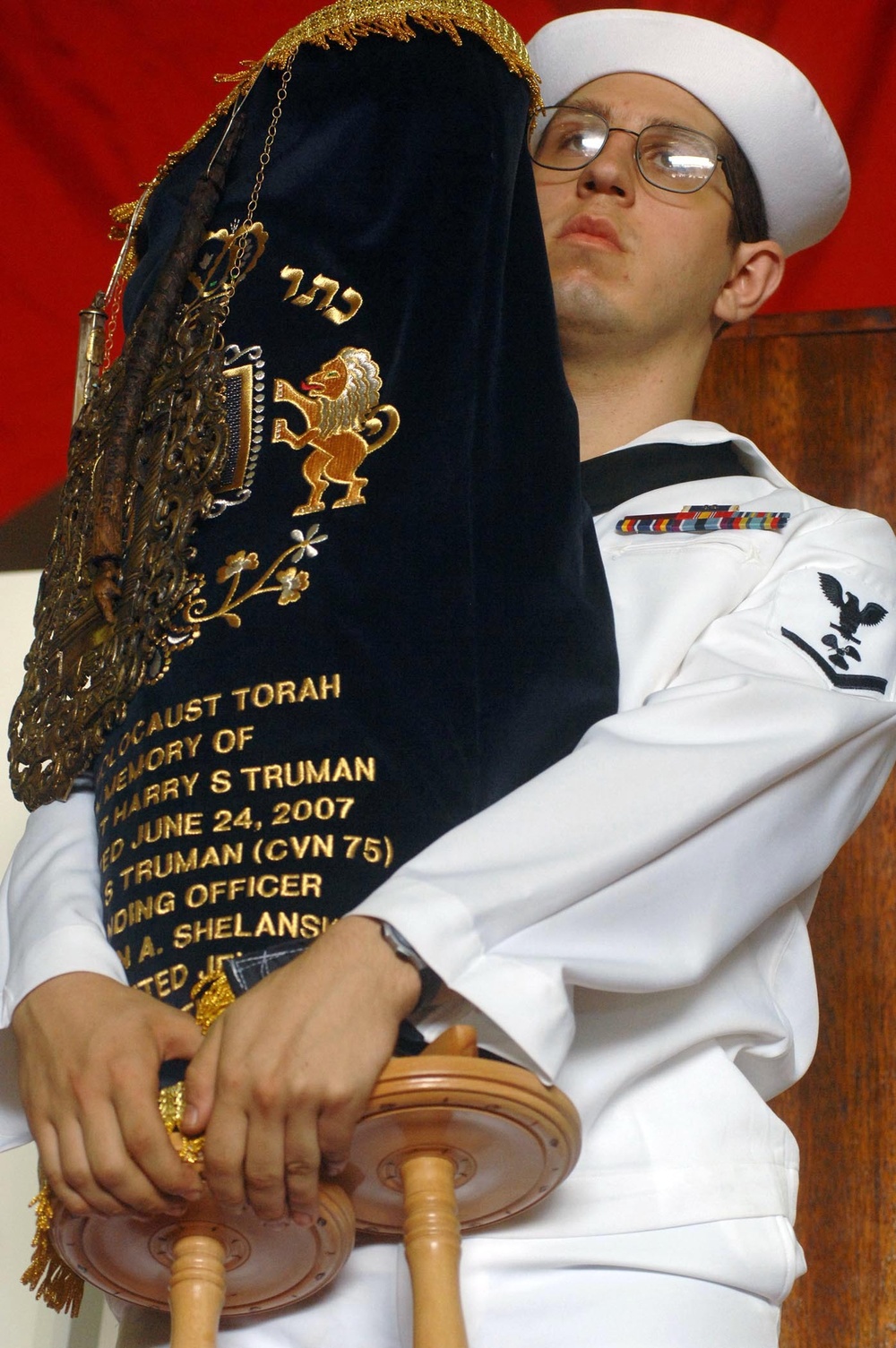 Truman's Torah dedication ceremony