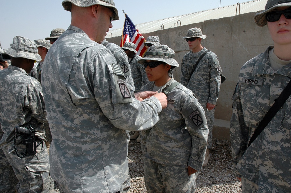 Provider Soldiers Receive Hard-earned Awards