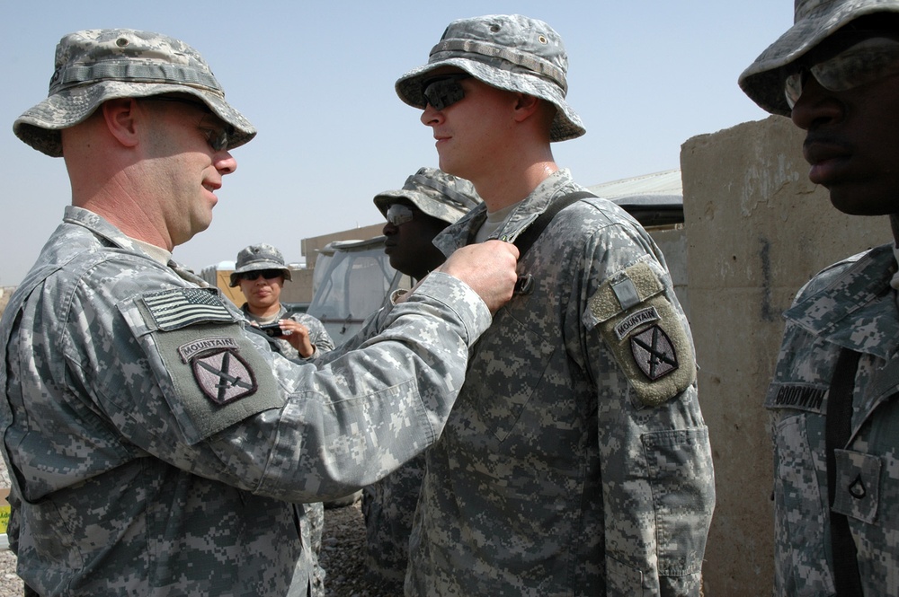 Provider Soldiers Receive Hard-earned Awards