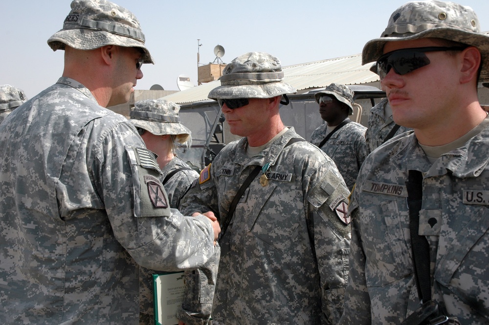 Provider Soldiers Receive Hard-earned Awards