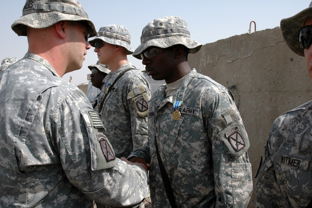Provider Soldiers Receive Hard-earned Awards