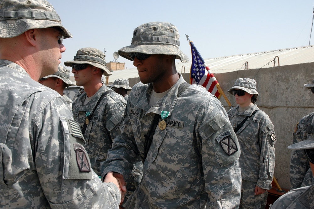 Provider Soldiers Receive Hard-earned Awards