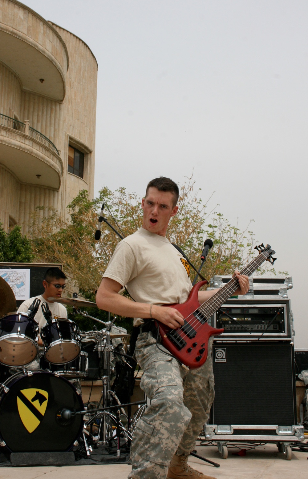 Troops Relieve Baghdad Stress One Stage at a Time