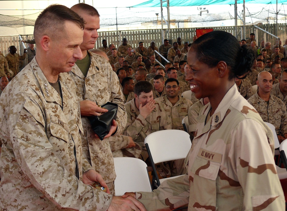 General Pace Visits Service Members in Djibouti