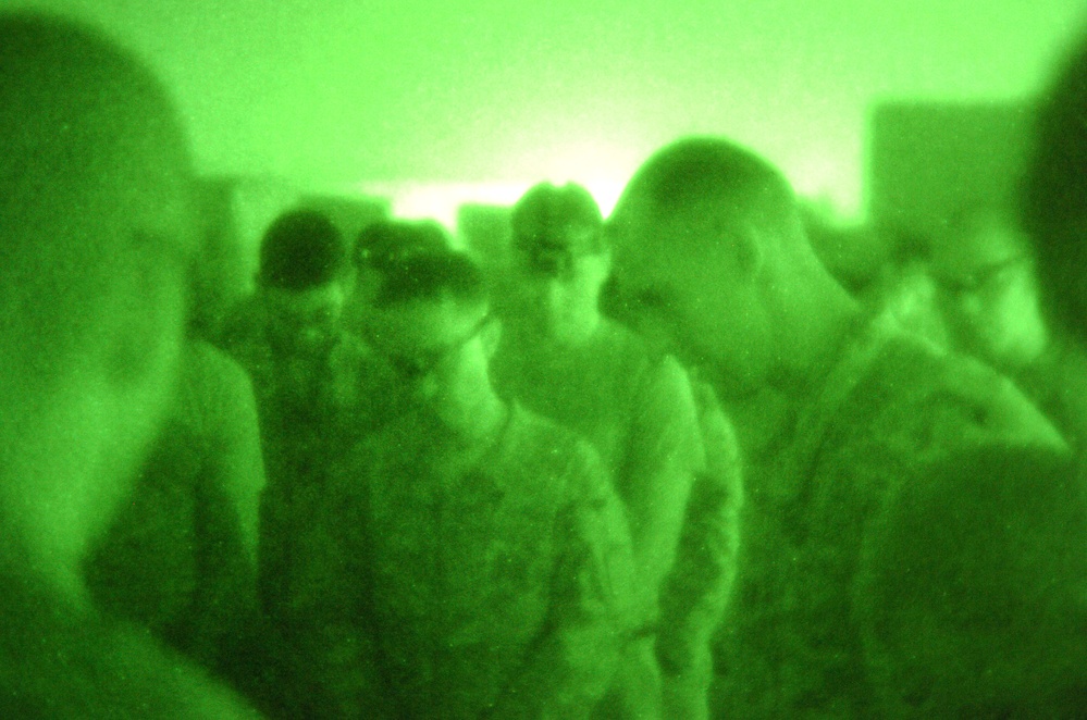 Operation Lightning Hammer Soldiers Work Through Sunrise