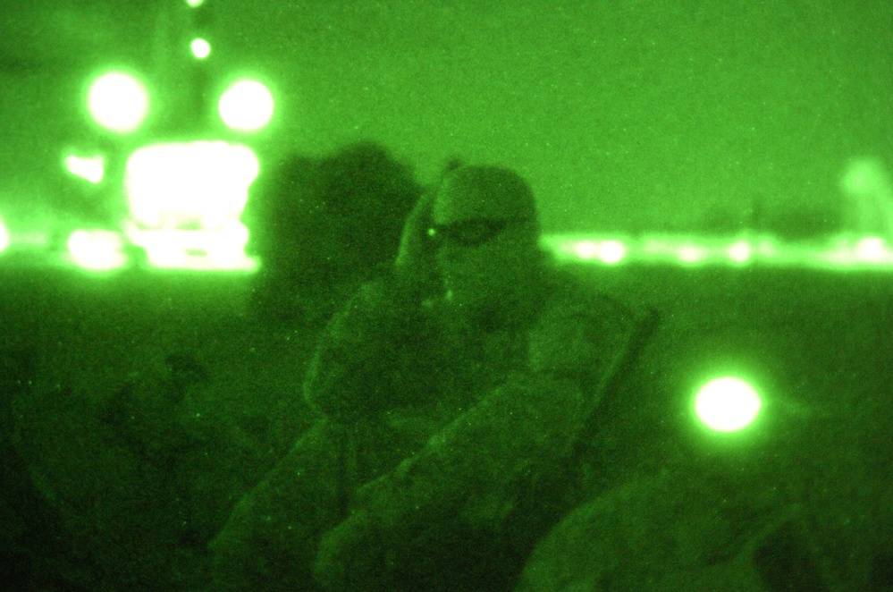 Operation Lightning Hammer Soldiers Work Through Sunrise