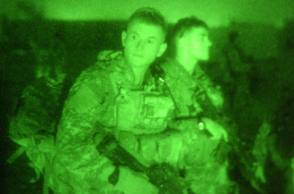 Operation Lightning Hammer Soldiers Work Through Sunrise