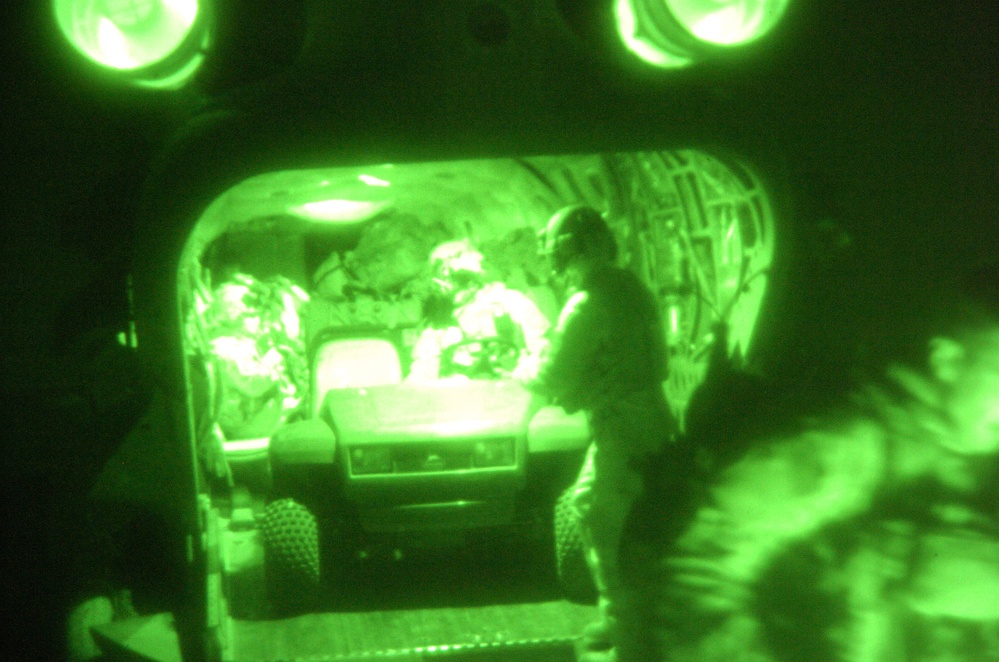 Operation Lightning Hammer Soldiers Work Through Sunrise