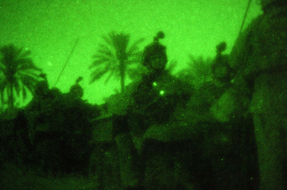 Operation Lightning Hammer Soldiers Work Through Sunrise