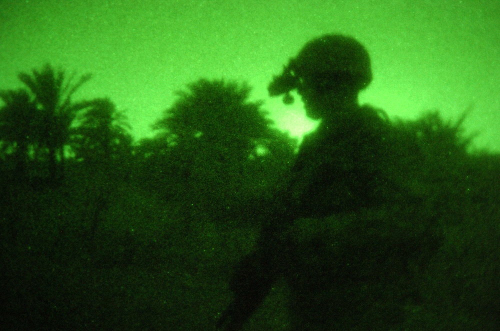 Operation Lightning Hammer Soldiers Work Through Sunrise