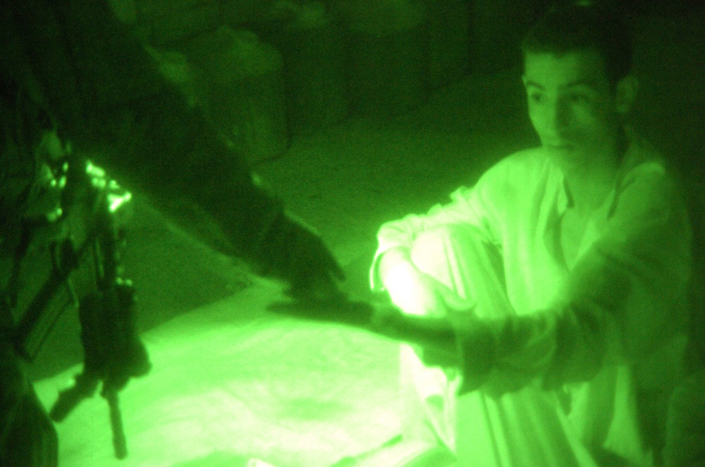 Operation Lightning Hammer Soldiers Work Through Sunrise