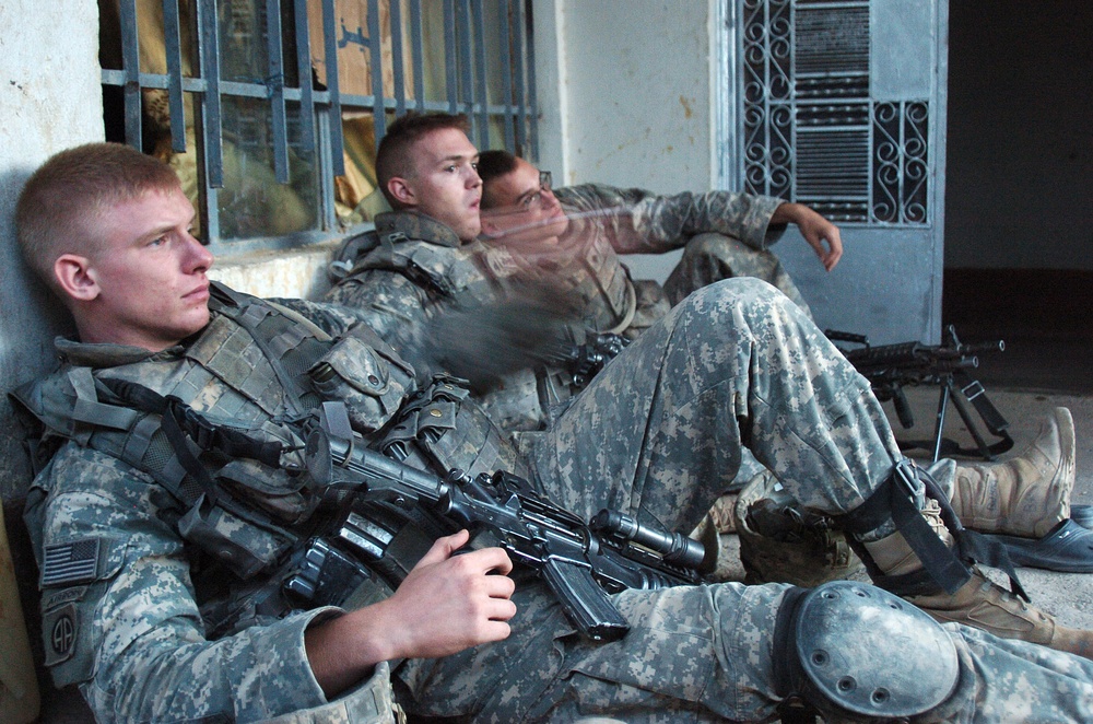 Operation Lightning Hammer Soldiers Work Through Sunrise