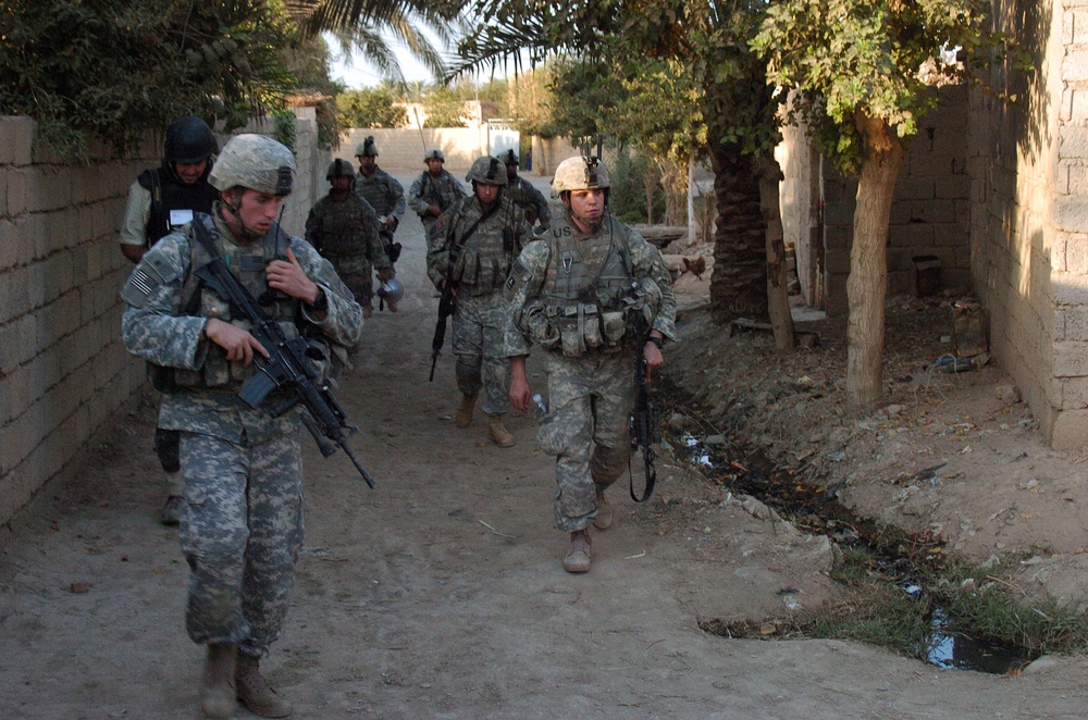 Operation Lightning Hammer Soldiers Work Through Sunrise