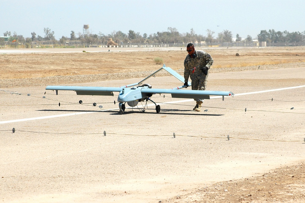 Shadow UAV supports 24 hour operations