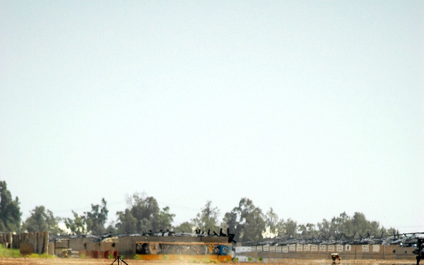Shadow UAV lands at Camp Taji