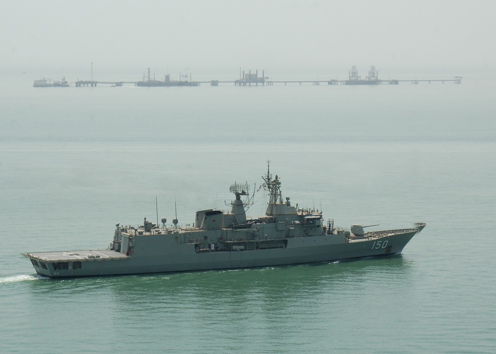 HMAS Anzac Conducts Maritime Security