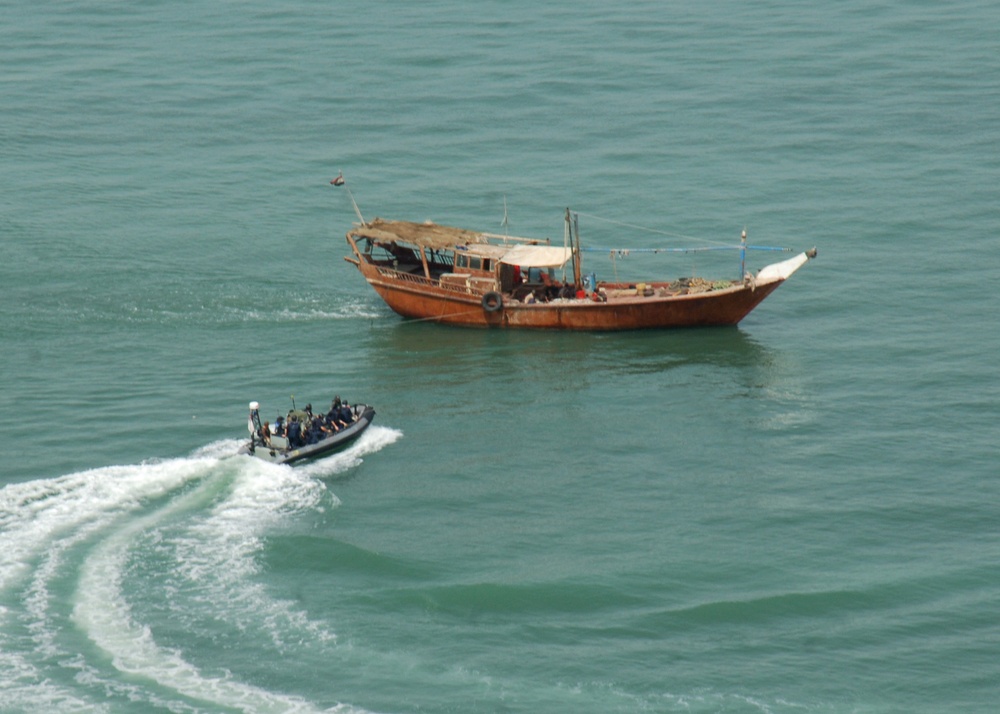 HMAS Anzac Conducts Maritime Security