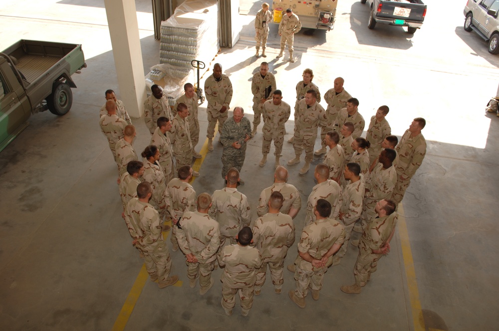 Chief of Chaplains Visits 379th AEW